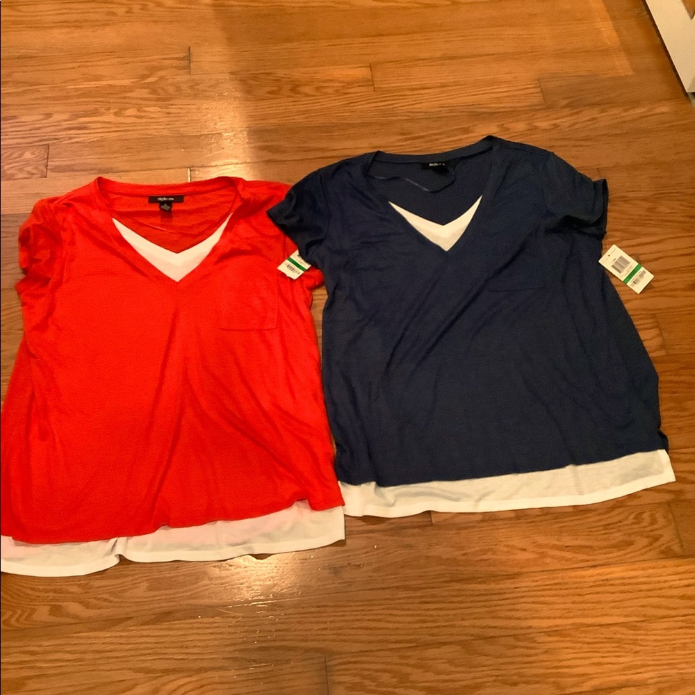 Bundle of 2 brand new tops with tags!